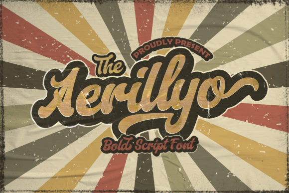 Aerillyo: A Retro Script Font for Irresistible Branding