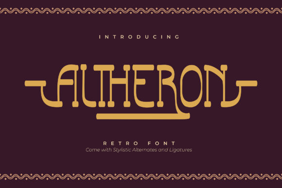 Altheron: A Serif Font That Brings Editorial Warmth to Every Page