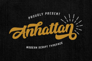 Anhattan: A Nostalgic Script Font That Builds Brand Trust