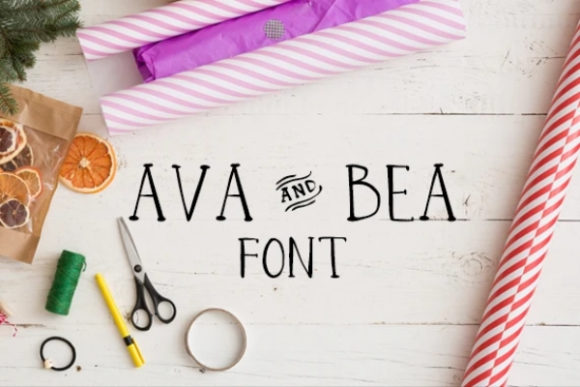 Ava and Bea: A Playful Serif Font for Editorial Charm