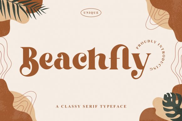 Beachfly: A Retro Serif Font That Feels Like Sunlight on Paper