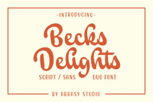 Becks Delights: A Vintage Brush Script Font That Elevates Digital Branding