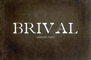 Brival: A Bold, Retro Serif Font That Works