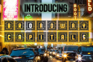 Broadway Capitals: A Retro Display Font That Delivers Personality