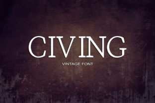 Civing: A Vintage Serif Font That Adds Warmth & Character to Your Brand