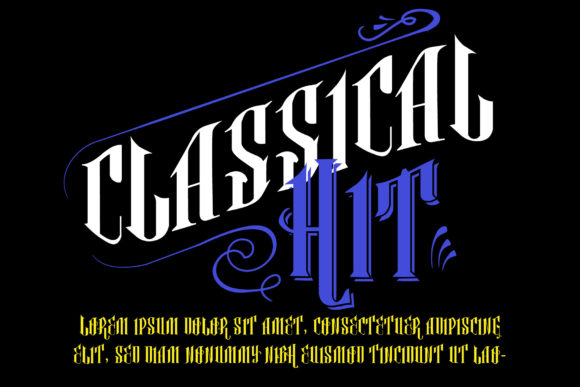 Classical Hit: A Serif Font with Vintage Editorial Charm