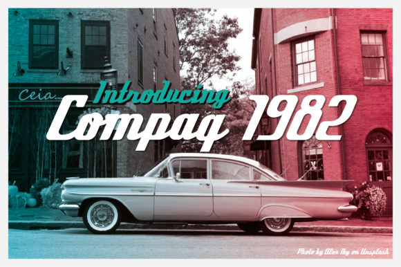 Compaq 1980: A Retro Script Font with Quiet Confidence