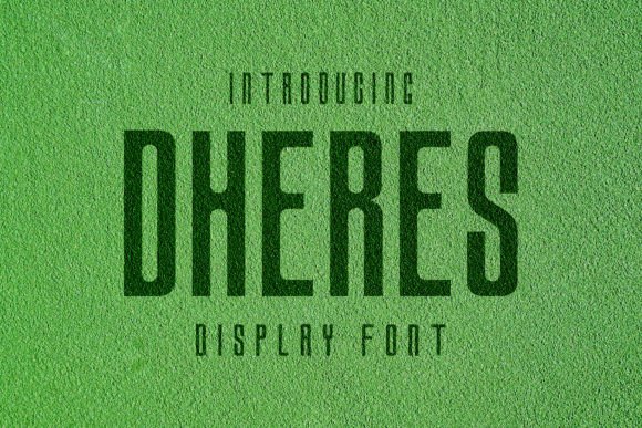 Dheres Sans: A Bold, Retro Font That Elevates Your Brand