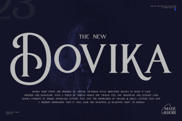 Dovika Serif Font: Vintage Charm for Modern Brands