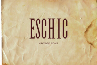 Eschic: A Bold Serif Font Built for Scroll-Stopping Campaigns