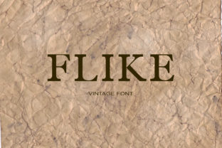 Flike: A Bold Serif Font That Commands Attention in Campaigns