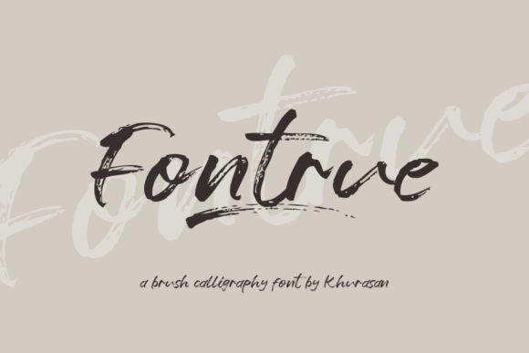 Fontrue: A Handwritten Script Font That Feels Like a Campaign Secret