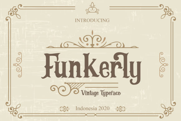 Funkerly: A Playfully Nostalgic Serif Font for Branding