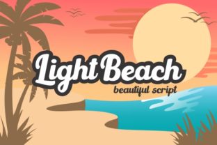 Light Beach Font: A Retro Script That Makes Your Brand Feel Warmer