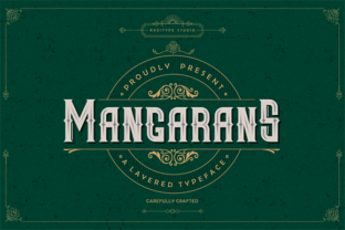 Mangarans: A Vintage Blackletter Font That Elevates Handmade Goods