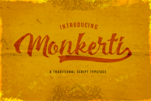 Monkerti: A Playfully Nostalgic Script Font for Scroll-Stopping Campaigns