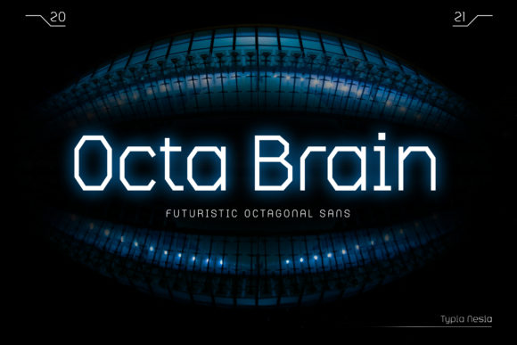 Octa Brain: A Sci-Fi Sans Serif Font for Digital Branding