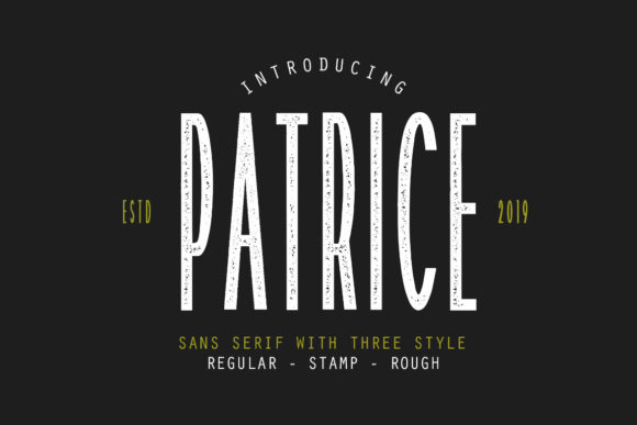 Patrice: A Playfully Nostalgic Sans Serif for Editorial Design