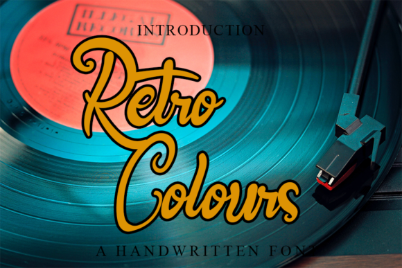Retro Colours: A Handwritten Font with Editorial Warmth
