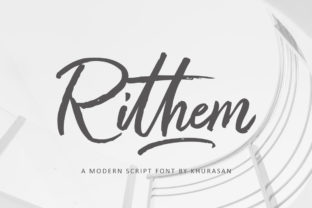 Rithem: A Handwritten Font That Makes Your Brand Feel Thoughtful
