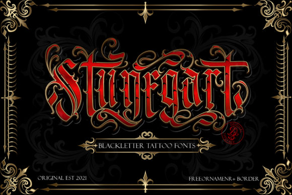 Stunegart: A Playfully Nostalgic Blackletter Font for Bold Brand Moments